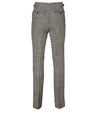 Wool Pants Prince Of Wales Print