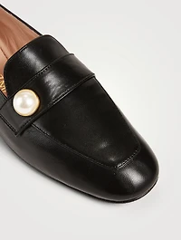 Payson Pearl Leather Loafers