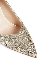 Anny 95 Glitter Fabric Pumps