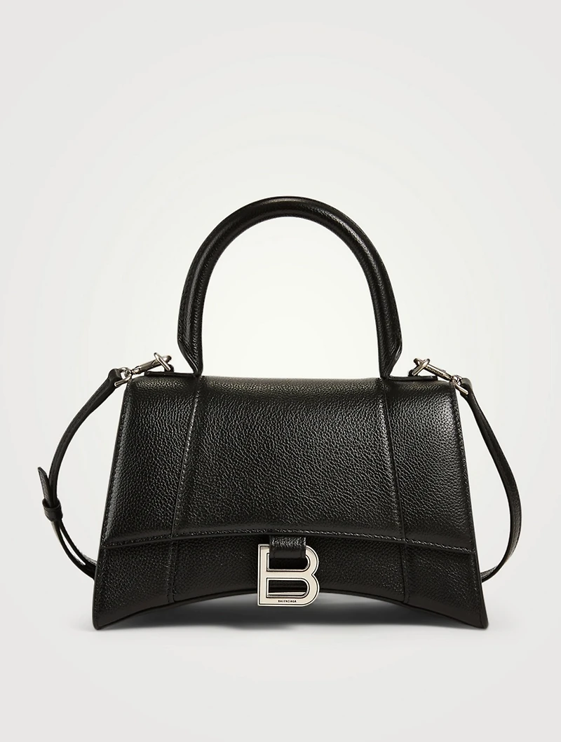 Small Hourglass Leather Bag