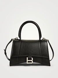 Small Hourglass Leather Bag