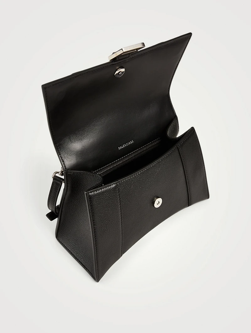 Small Hourglass Leather Bag