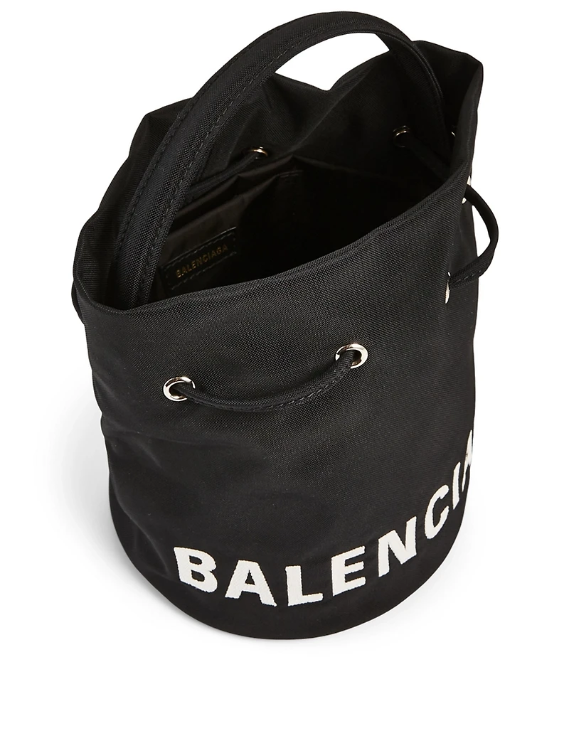 XS Wheel Drawstring Bucket Bag
