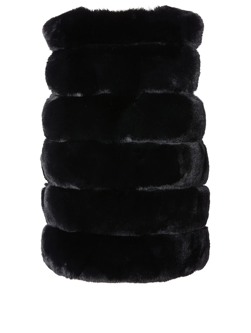 Maya Recycled Faux Fur Vest