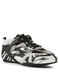 Drive Technical Fabric And Nylon Mesh Sneakers