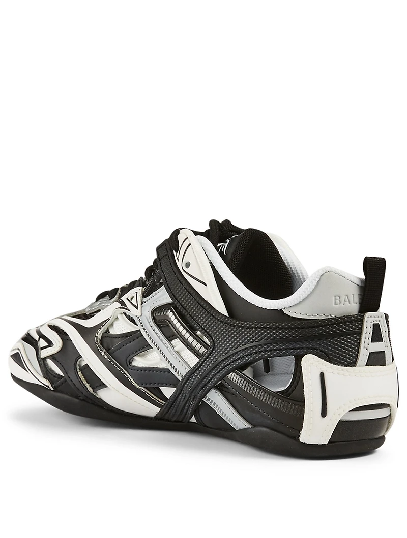 Drive Technical Fabric And Nylon Mesh Sneakers