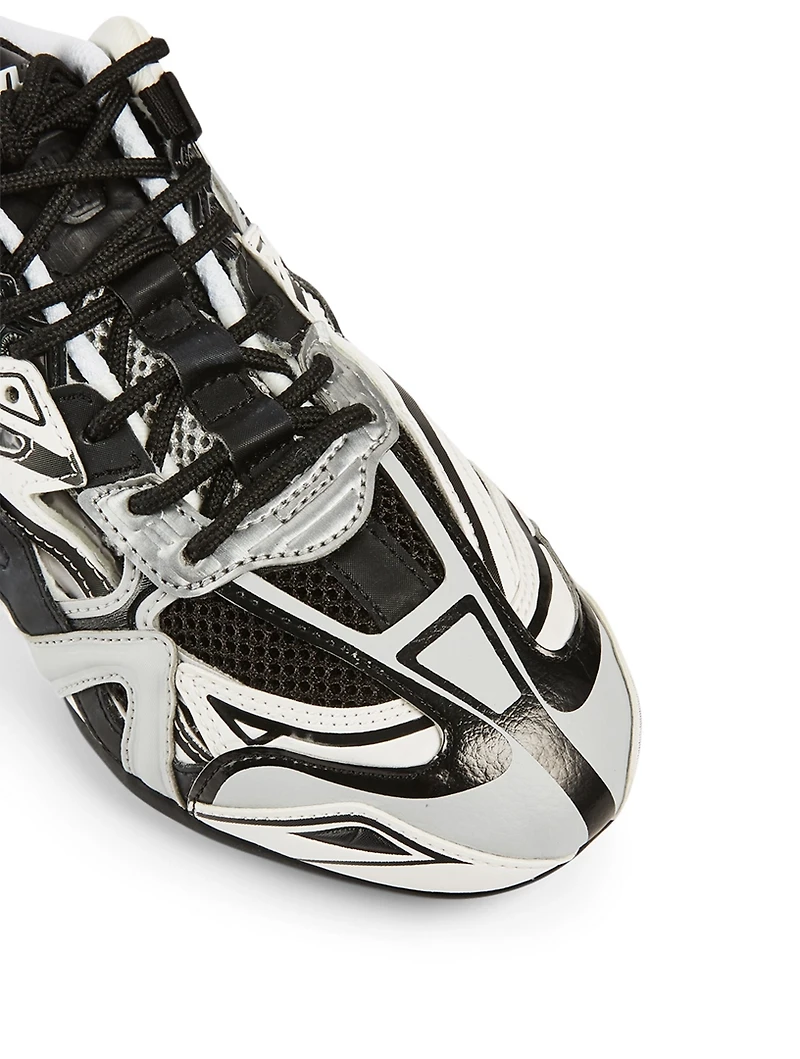 Drive Technical Fabric And Nylon Mesh Sneakers