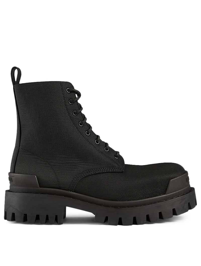 Strike Nylon Lace-Up Ankle Boots