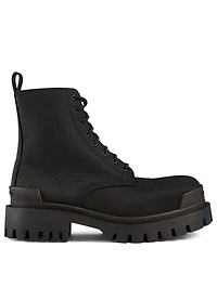 Strike Nylon Lace-Up Ankle Boots