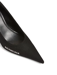 Knife Knit Logo Pumps