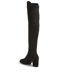 Harper 60 Suede Heeled Over-The-Knee Boots