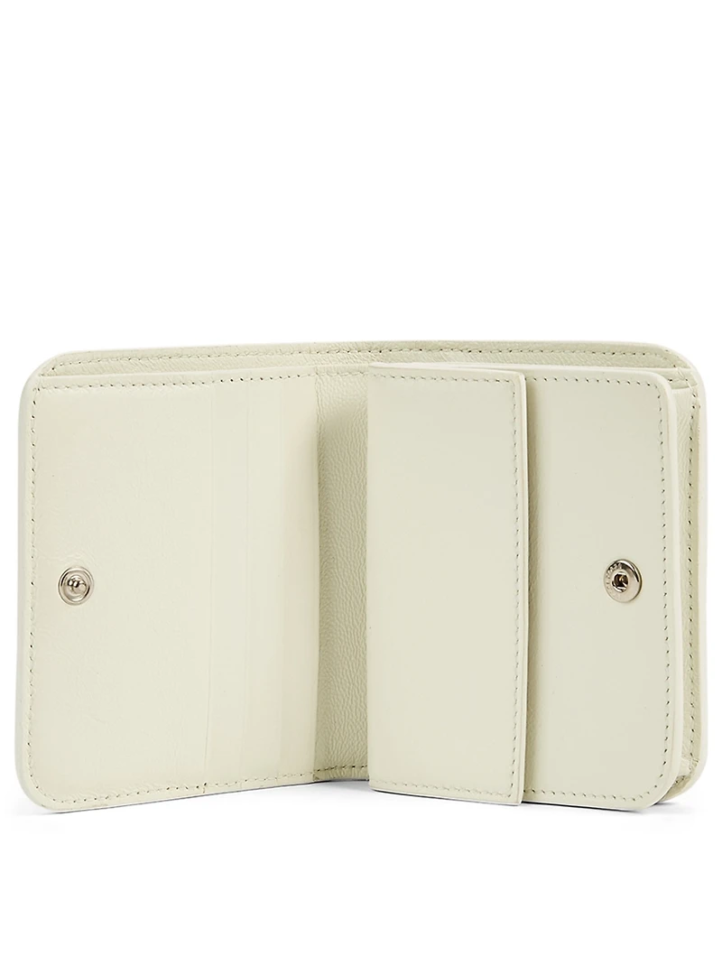 Mini Everyday Cash Leather Wallet With Chain