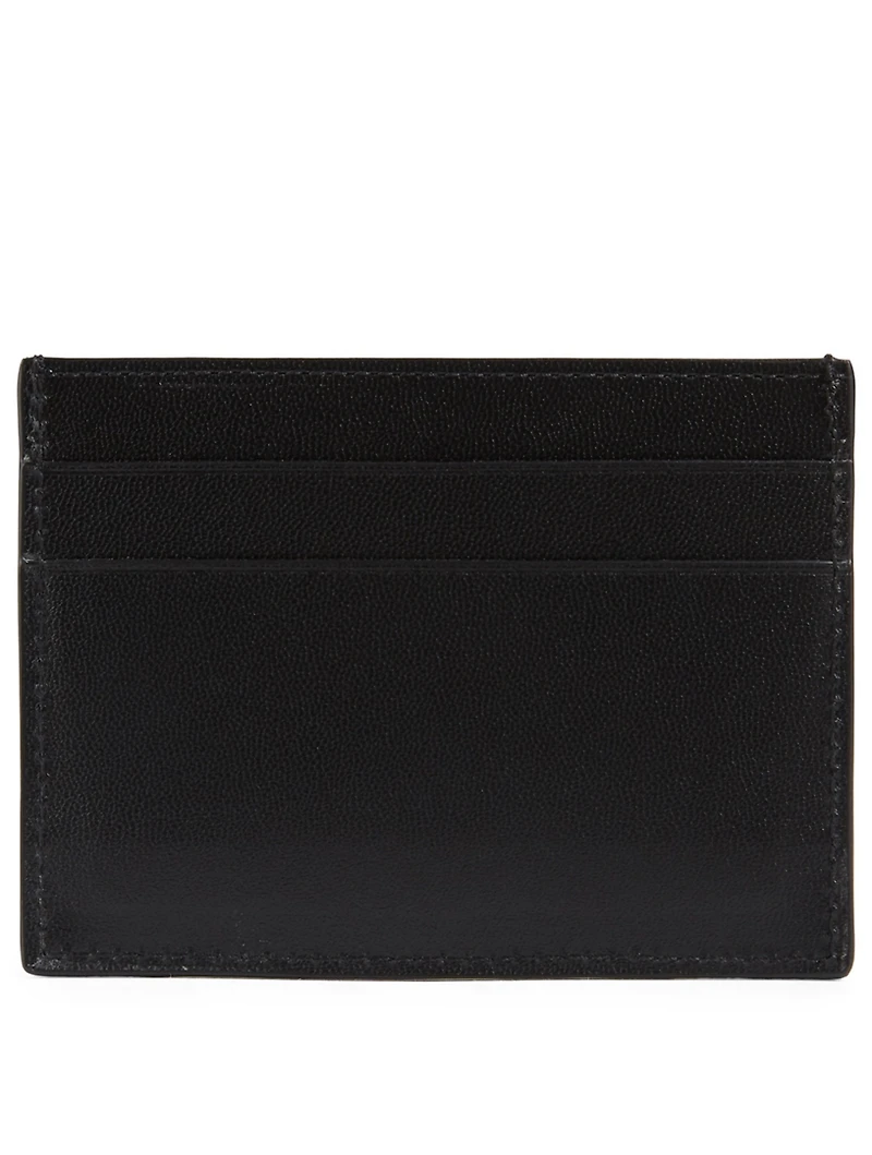 Leather Card Holder With Logo