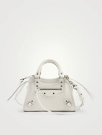Mini Neo Classic Croc-Embossed Leather City Bag