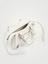 Mini Neo Classic Croc-Embossed Leather City Bag