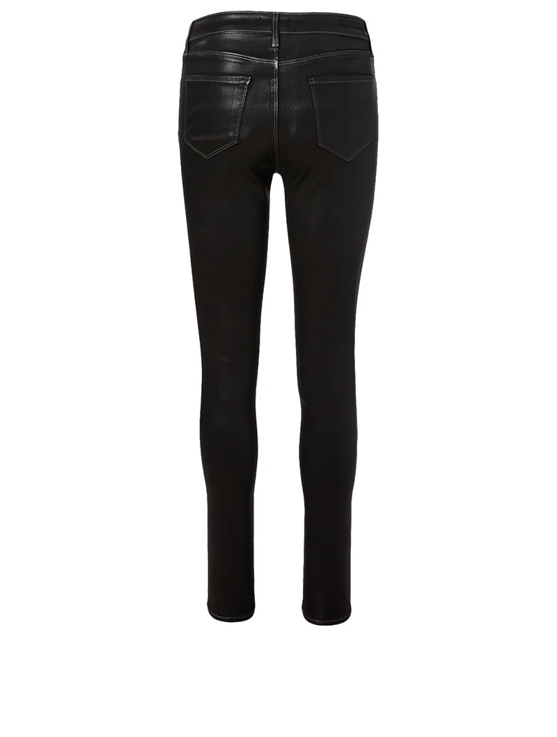 Marguerite Coated High-Waisted Jeans