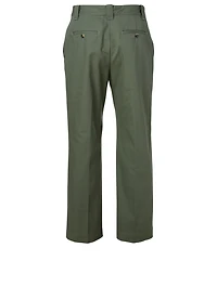Cotton Cropped Pants