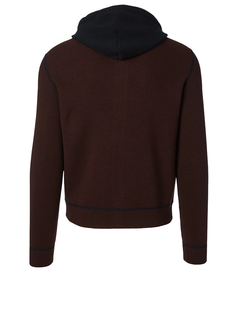 Wool Zip Hoodie