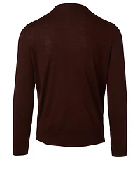 Wool And Silk Crewneck Sweater