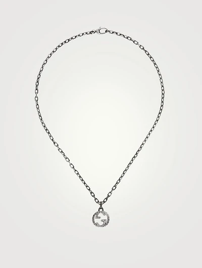 Interlocking G Silver Chain Necklace