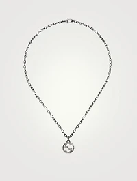 Interlocking G Silver Chain Necklace