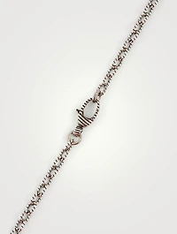 Interlocking G Silver Chain Necklace