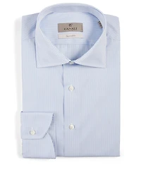 Impeccable Cotton Shirt Striped Print