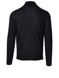 Wool Quarter Zip Sweater