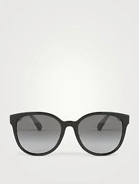 Round Sunglasses With Web
