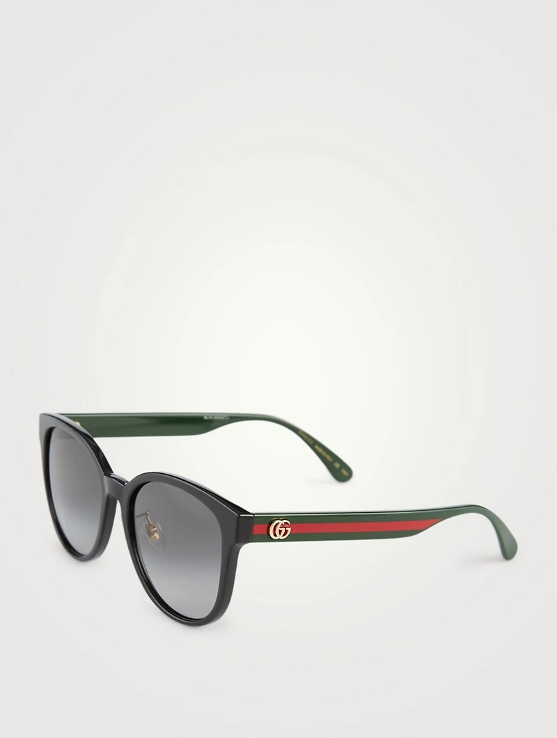 Round Sunglasses With Web