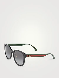 Round Sunglasses With Web
