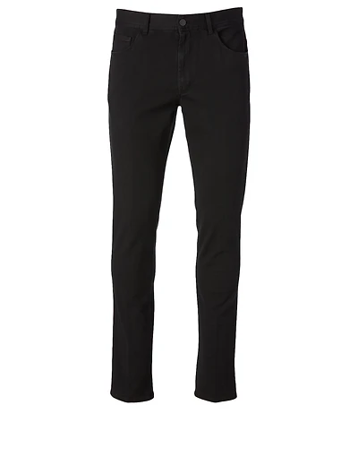Cotton Stretch Slim Pants