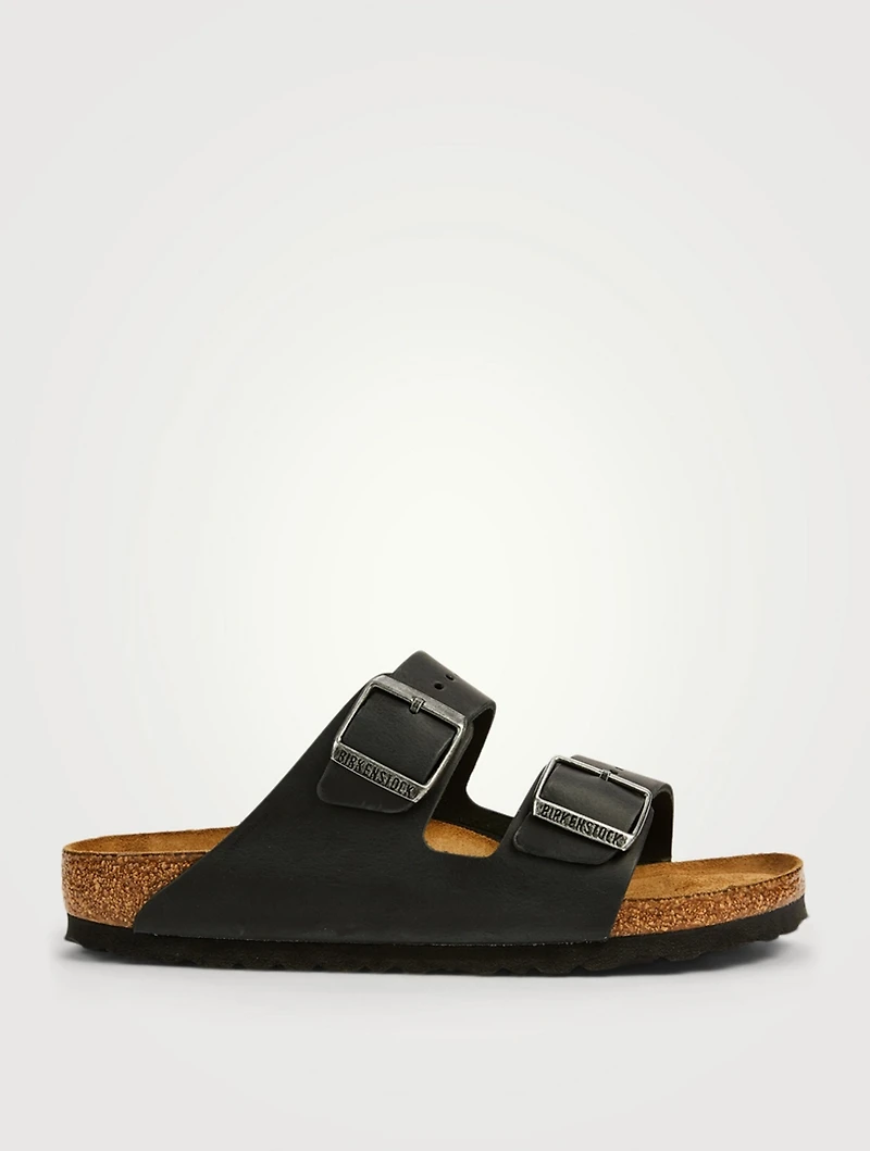 Arizona Soft Footbed Leather Slide Sandals