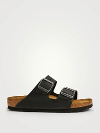 Arizona Soft Footbed Leather Slide Sandals