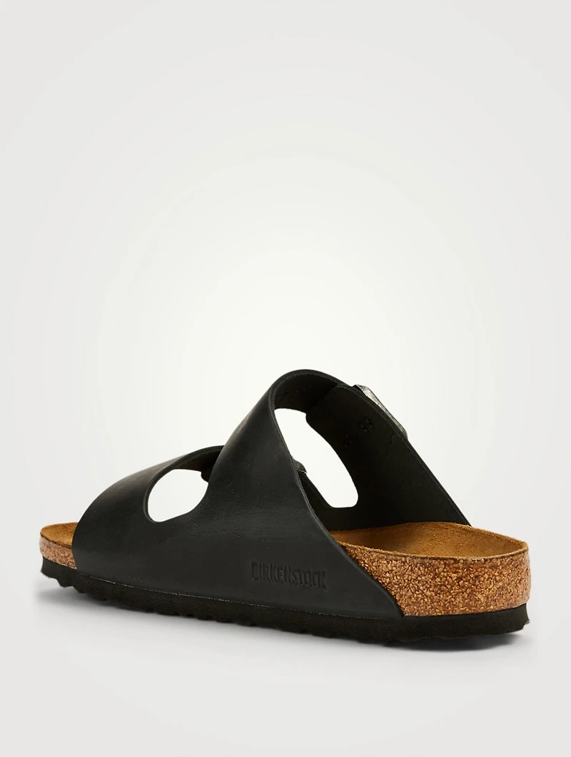 Arizona Soft Footbed Leather Slide Sandals