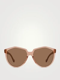 Round Geometric Sunglasses