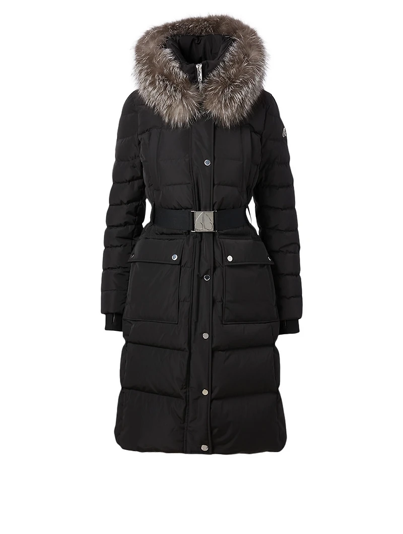 Cuffley Down Parka With Fur Hood