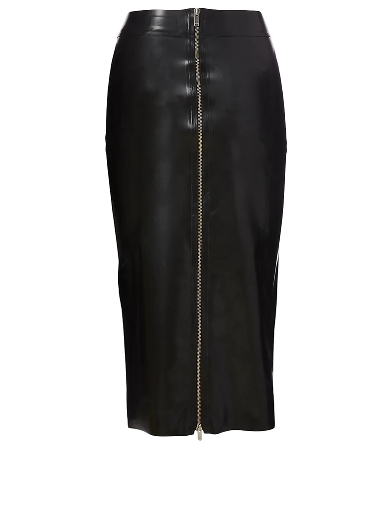 Latex Pencil Skirt