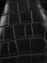 Bios Basic Croc-Embossed Eco Leather Bag