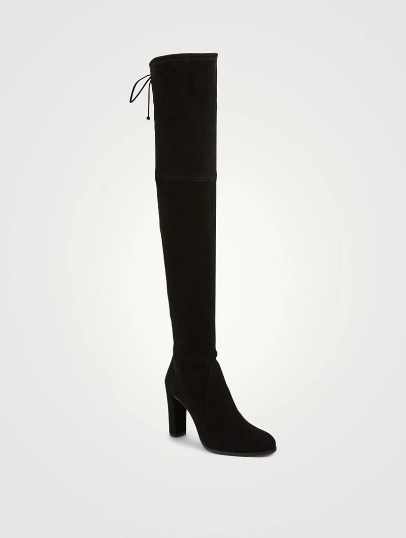 Highland Stretch Suede Over-The-Knee Boots