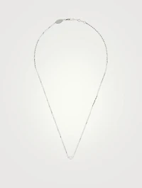 Illusion 18K Gold Chain Necklace With Diamonds