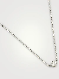 Illusion 18K Gold Chain Necklace With Diamonds