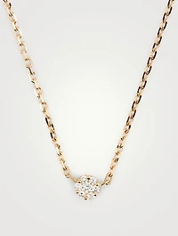 Illusion 18K Rose Gold Chain Necklace With Diamonds