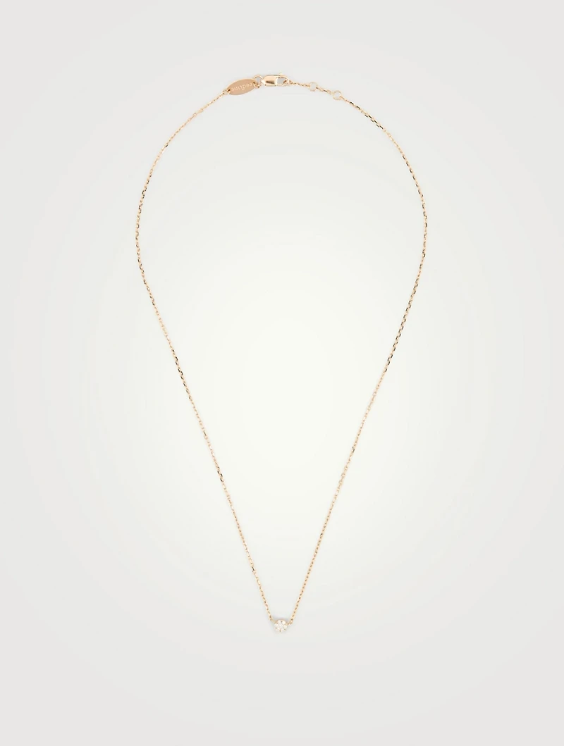 Illusion 18K Rose Gold Chain Necklace With Diamonds