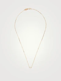 Illusion 18K Rose Gold Chain Necklace With Diamonds