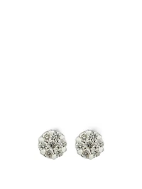 Illusion 18K White Gold Earrings With Diamonds