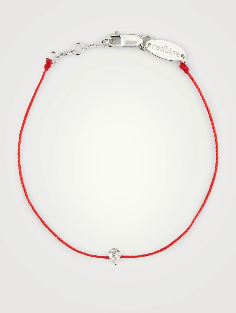 Altesse 18K Gold String Bracelet With Diamond