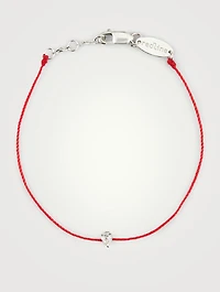 Altesse 18K Gold String Bracelet With Diamond