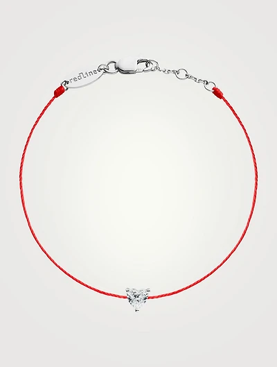 Bien-Aimé 18K Gold String Bracelet With Diamond