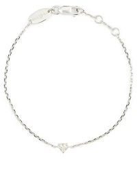 Bien-Aimé 18K Gold Chain Bracelet With Diamond